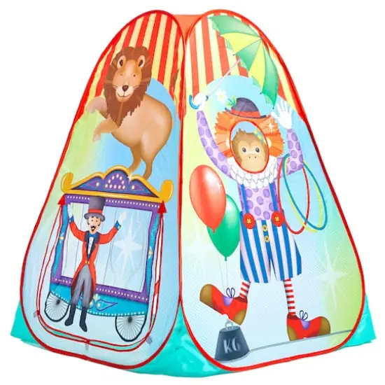 Fun2Give&reg; Pop-It-Up&reg; Circus Activity Play Tent with 4 Soft Balls {6}