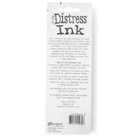 Tim Holtz® Distress Ink Pad Mini Kit no 2 Fired Brick/Mowed Lawn/Salty Ocean/Seedless Preserves {6}
