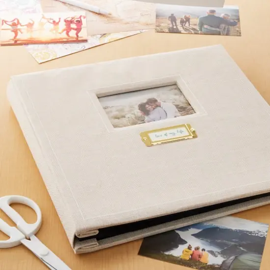 Cream & White Photo Album by Recollections&trade; {3}