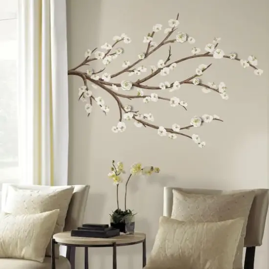 RoomMates White Blossom Branch Giant Decals {5}
