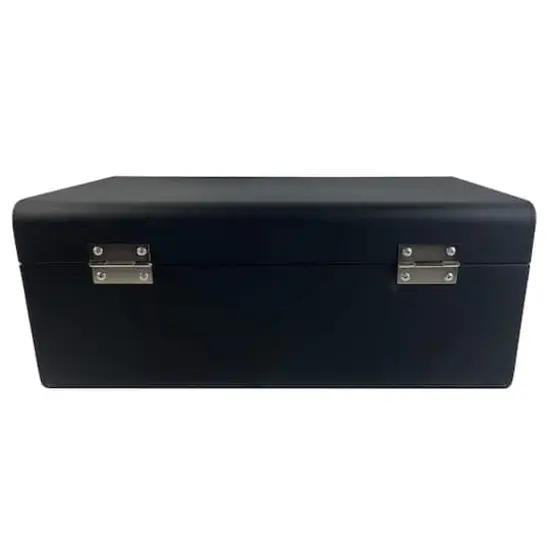 Black Large Metal Storage Box by Artist's Loft&trade; {5}