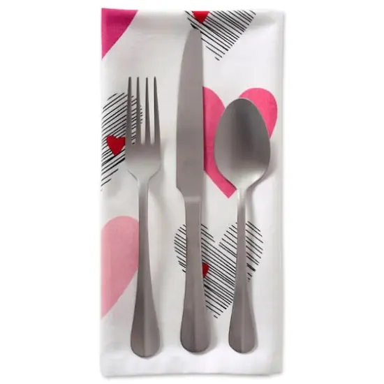 DII&reg; Hearts Collage Print Napkins, 6ct. {4}