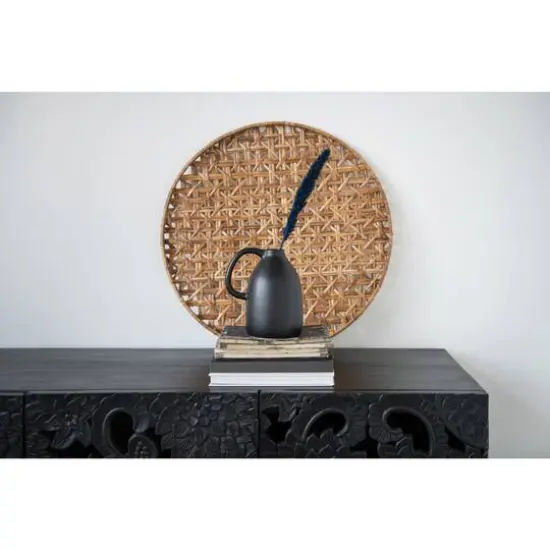 Hello Honey&reg; Open Weave Rattan Peel Tray {5}