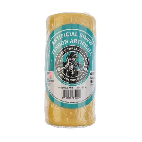 Gudebrod Artificial Sinew, 150yd. Honey {1}