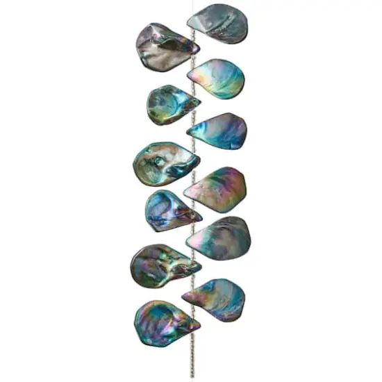 Multicolor Shell Teardrop Beads, 34mm by Bead Landing&trade; {4}