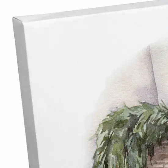 Cozy Fireplace Canvas Wall Art {4}