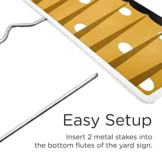 Kate Aspen&reg; Black & Gold Birthday Yard Sign Set {5}