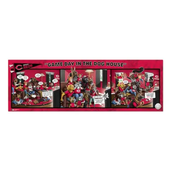 MLB Game Day in the Dog House 1,000 Piece Puzzle Cincinnati Reds {5}