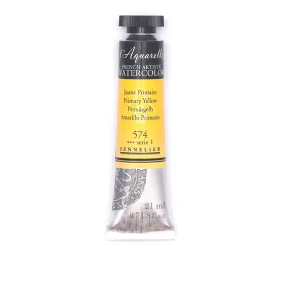 Sennelier French Artists' Watercolor, 21mL 574 Primary Yellow S1 {1}