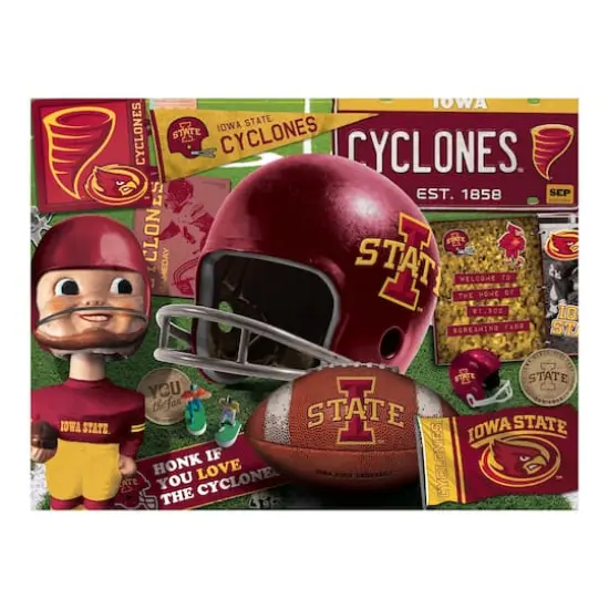 College Team Retro Series 500 Piece Puzzle Iowa State Cyclones {5}