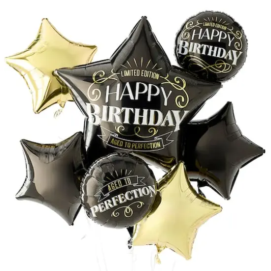 Aged to Perfection Foil Balloon Bundle Party Starter {1}