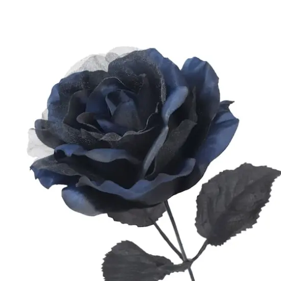 17.5" Blue & Black Rose Bush by Ashland&reg; {4}