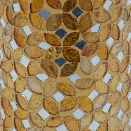 Gold Metal Glam Candle Holder Set {8}