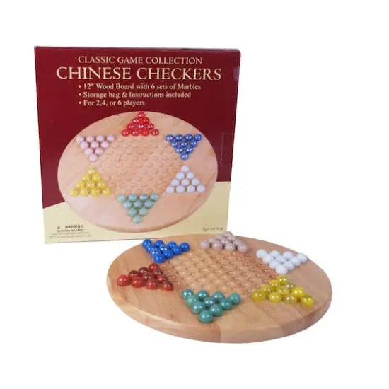 Classic Game Collection 12" Chinese Checkers Set {1}