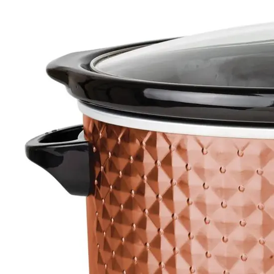 Brentwood Copper 7qt. Quilted-Pattern Slow Cooker {3}