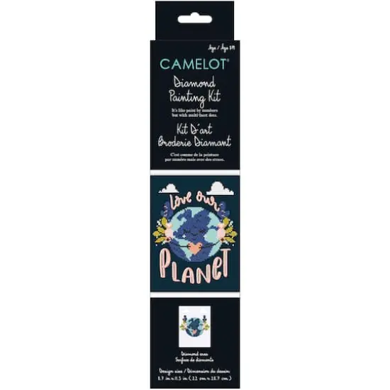 Camelot&reg; Dots Love Our Planet Diamond Painting Kit {4}