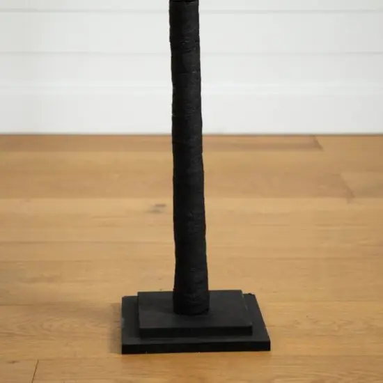 6ft. Pre-Lit LED Black Twig Artificial Halloween Tree {11}