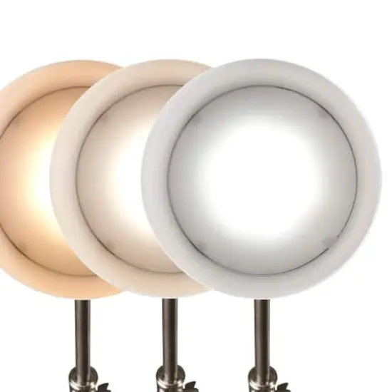 OttLite Wellness Series 19" Silver Harmonize LED Desk Lamp {5}