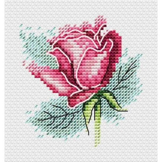 MP Studia Rose Counted Cross Stitch Kit {1}