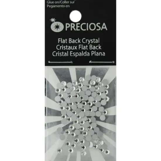 John Bead Preciosa VIVA12 Flatback Czech Crystal Rhinestones, SS12 {1}