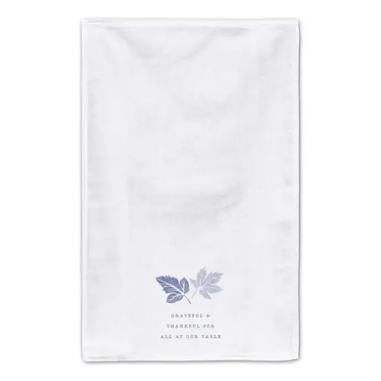 Grateful & Thankful Blue Tea Towel Set {5}