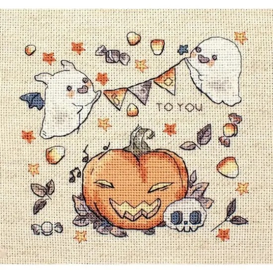 LetiStitch Boo To You Counted Cross Stitch Kit {1}
