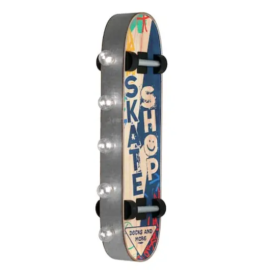 American Art Decor 20" Metal LED Skate Shop Decks and More Marquee Sign {1}