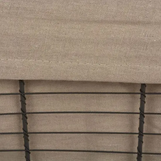 DII&reg; Desert Taupe Lined Vintage Wire Basket Set {3}