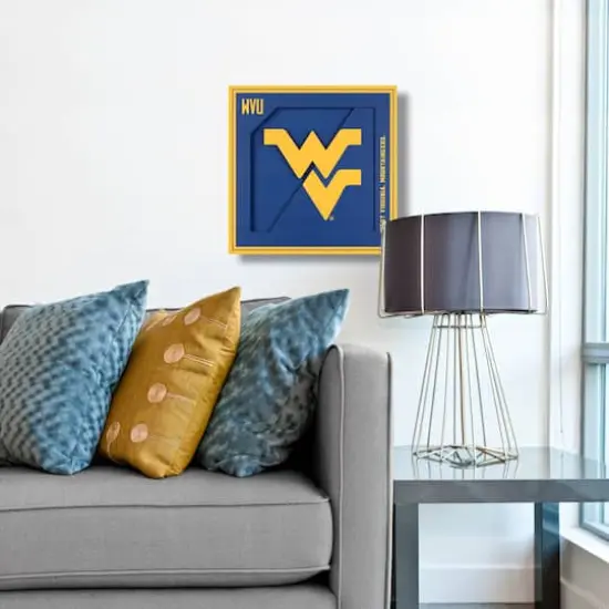 College 3D Logo Series Wall Art West Virginia Mountaineers {4}