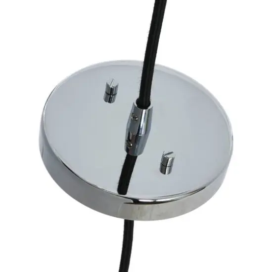 Hello Honey&reg; Robert Stevenson Lighting Marson 15" Clear Glass & Chrome Metal Ceiling Light {6}