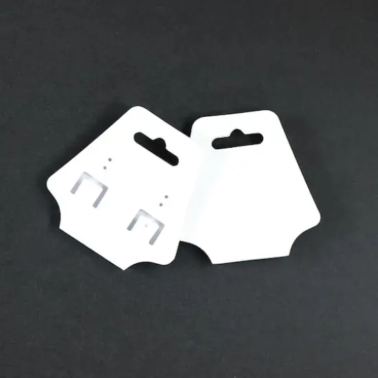 White Necklace & Earring Cards by Bead Landing&trade;, 75ct. {1}