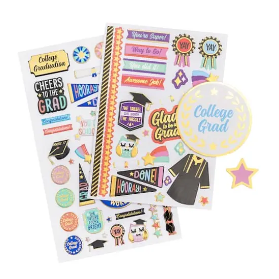 College Graduate Sticker Flip Pack by Recollections&trade; {3}