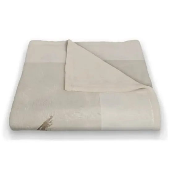 50" x 60" Pampas Jug Striped 1 Coral Fleece Blanket {4}