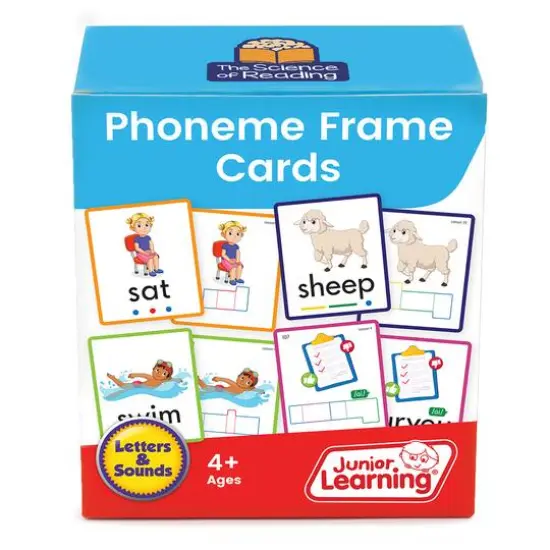 Junior Learning&reg; Phoneme Frame Flashcards: The Science of Reading Supplementary Resources {7}