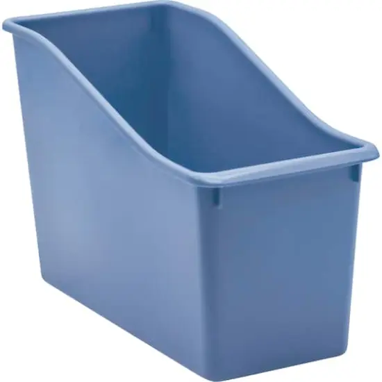 Teacher Created Resources 6 Pack Plastic Book Bin Slate Blue {3}