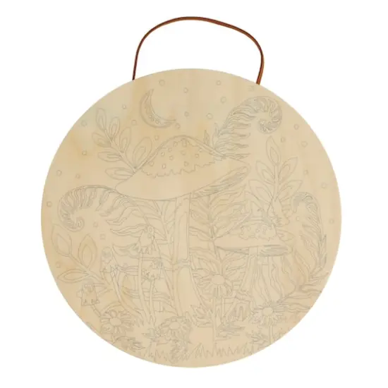 Mushroom Paint-by-Number Plywood Surface Kit by Artist's Loft&reg; {4}