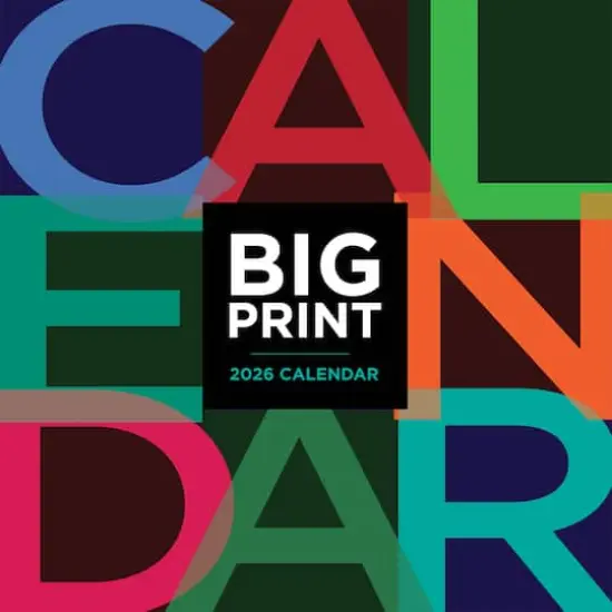 2026 Big Print Wall Calendar {1}