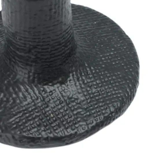 Hello Honey&reg; Stoneware Taper Candle Holder Set Black {3}