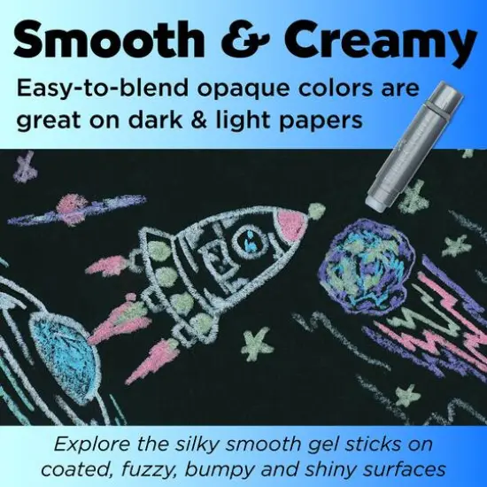 Faber-Castell&reg; 120-Piece Metallic Gel Stick School Pack {9}