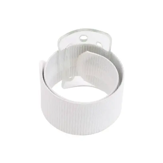 JAM Paper Tuxedo White Slaplet Bracelets Bulk Pack, 12ct. {1}