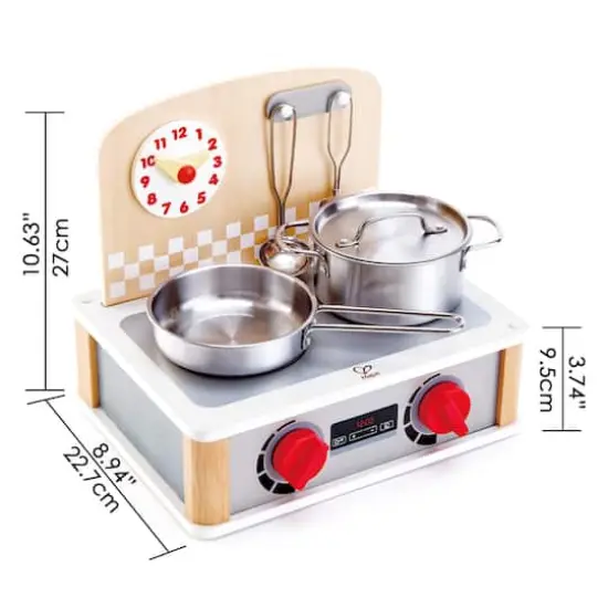 Hape 2-In-1 Kitchen & Grill Set {4}