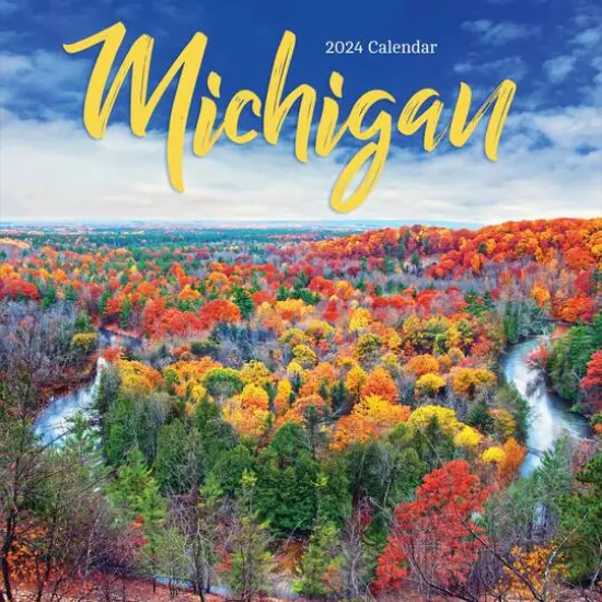 TF Publishing 2024 Michigan Wall Calendar {1}