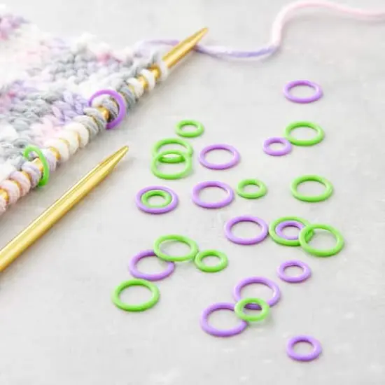 Clover Soft Stitch Ring Markers {3}
