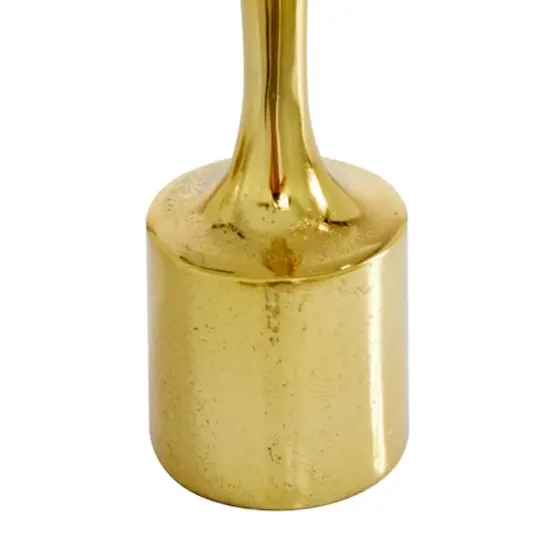 CosmoLiving by Cosmopolitan Set of 3 Gold Candle Holder 14", 12", 10" {5}