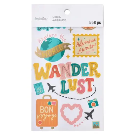 Wanderlust Stickers by Recollections&trade; {4}