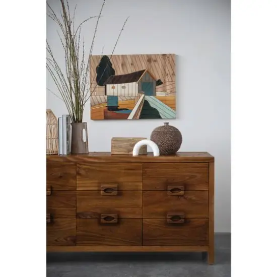 Hello Honey&reg; 5" Contemporary Arch Decorative Marble Accent D&eacute;cor {5}