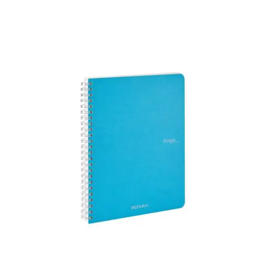 Fabriano&reg; EcoQua Spiral Bound Lined Notebook Turquoise {5}