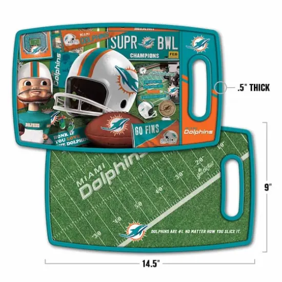 NFL Retro Series Cutting BoardMiami Dolphins {4}