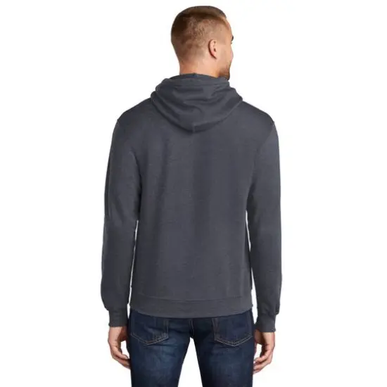Port & Company&reg; Tall Core Fleece Pullover Hooded Sweatshirt Heather Navy {5}
