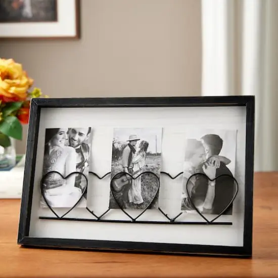 5 Opening Black Wire Heart Collage Frame by Studio D&eacute;cor&reg; {3}